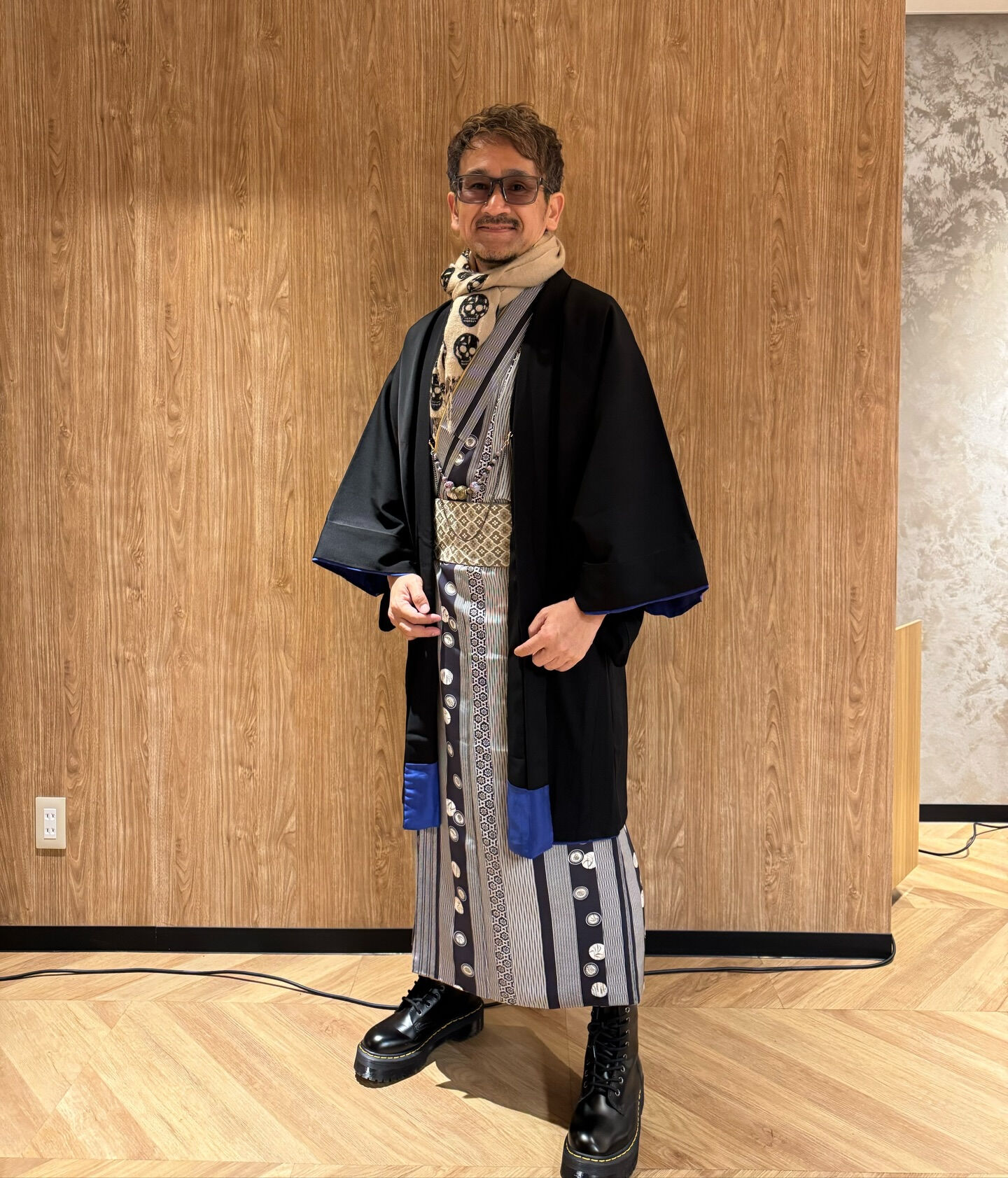 新年会に、きもので