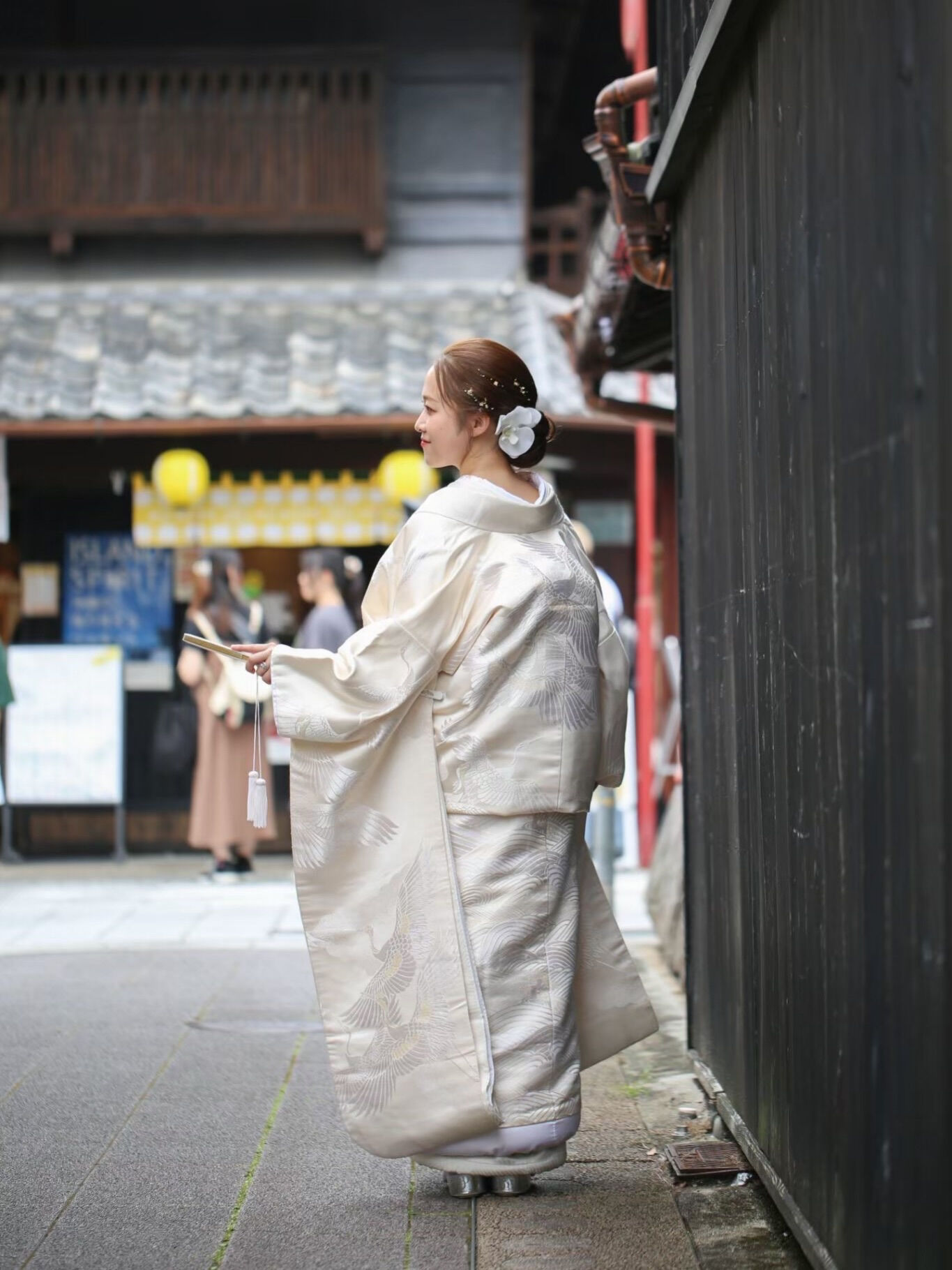 犬山城下町の風情ある街並みは、和装が最も美しく輝く場所