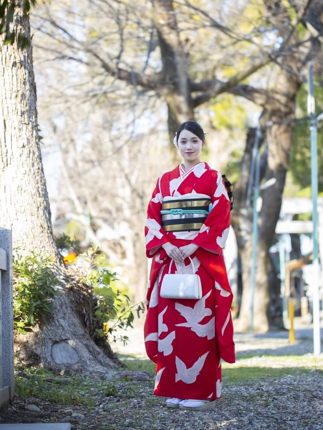 前撮り　田光神社にて